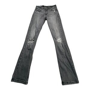Levi's‎ 511 Grey Distressed Flare Leg Jeans Size 29x30